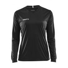 Craft Sport Long Sleeve Shirt (Jersey) Squad Solid - high elasticity, ergonomic design - black Women